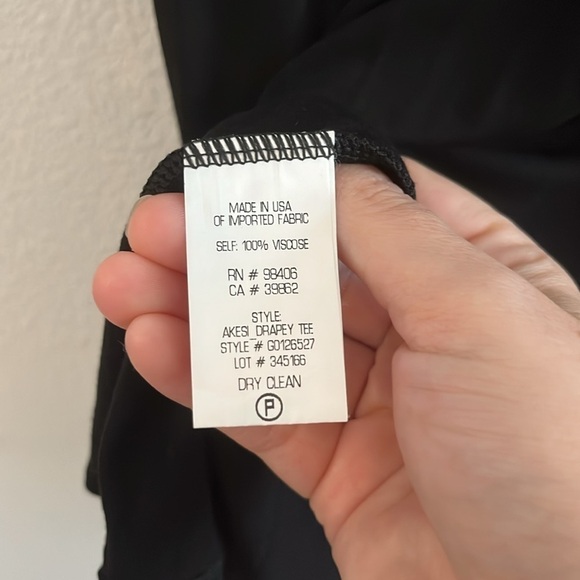 Theory Black Pocket Tank Top Size Medium - Picture 5 of 5